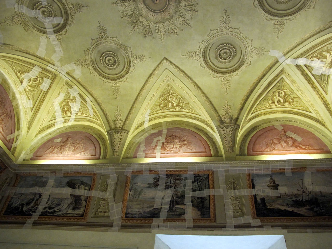 Giuseppe Zola-3-Castello estense di Ferrara - sala dei paesaggi 1